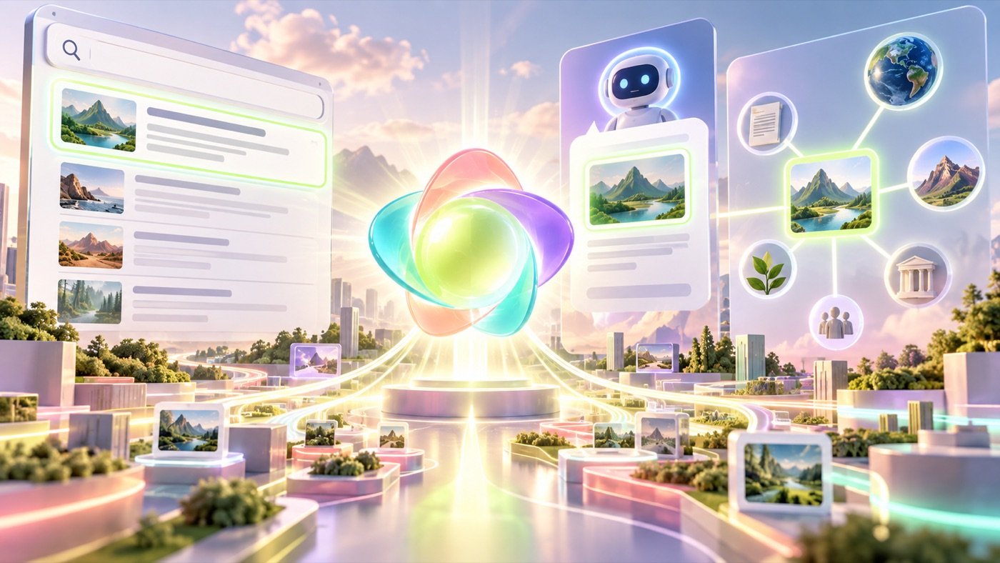 A software brand becoming visible across search results AI answers and cited knowledge paths